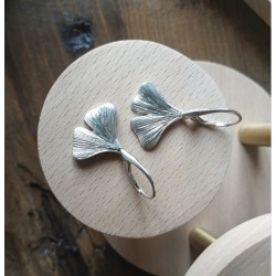 Boucles d'oreilles ginkgo