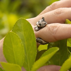 Bague Kittycat argent